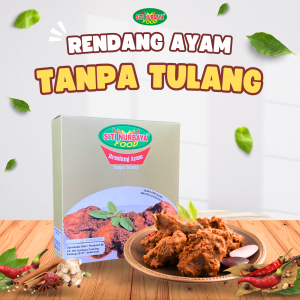 Rendang Ayam Tanpa Tulang 250 Gram